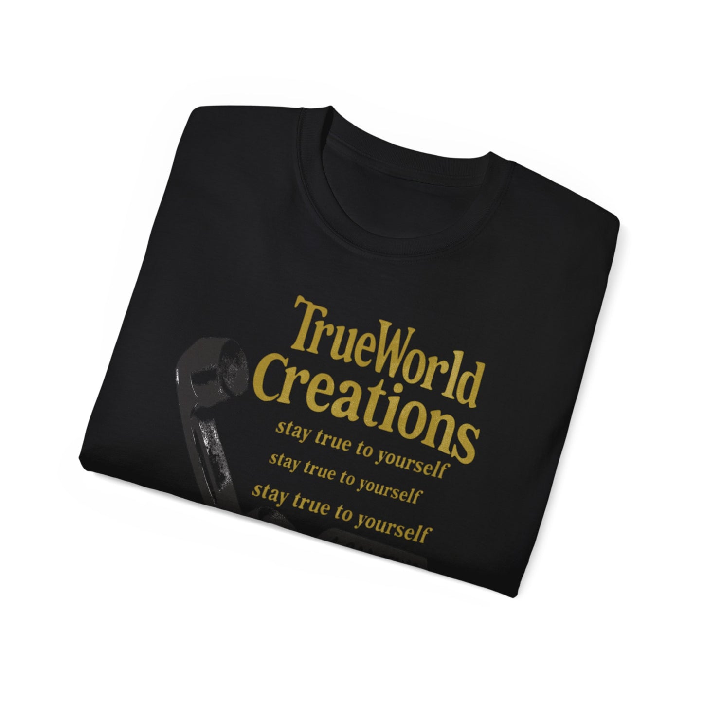 TrueWorld Creations phone call graphic T-shirt Unisex Ultra Cotton Tee