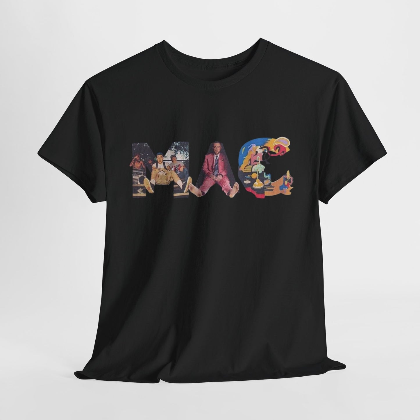 Mac Miller Unisex Heavy Cotton Tee - Fun and Colorful Graphic T-Shirt
