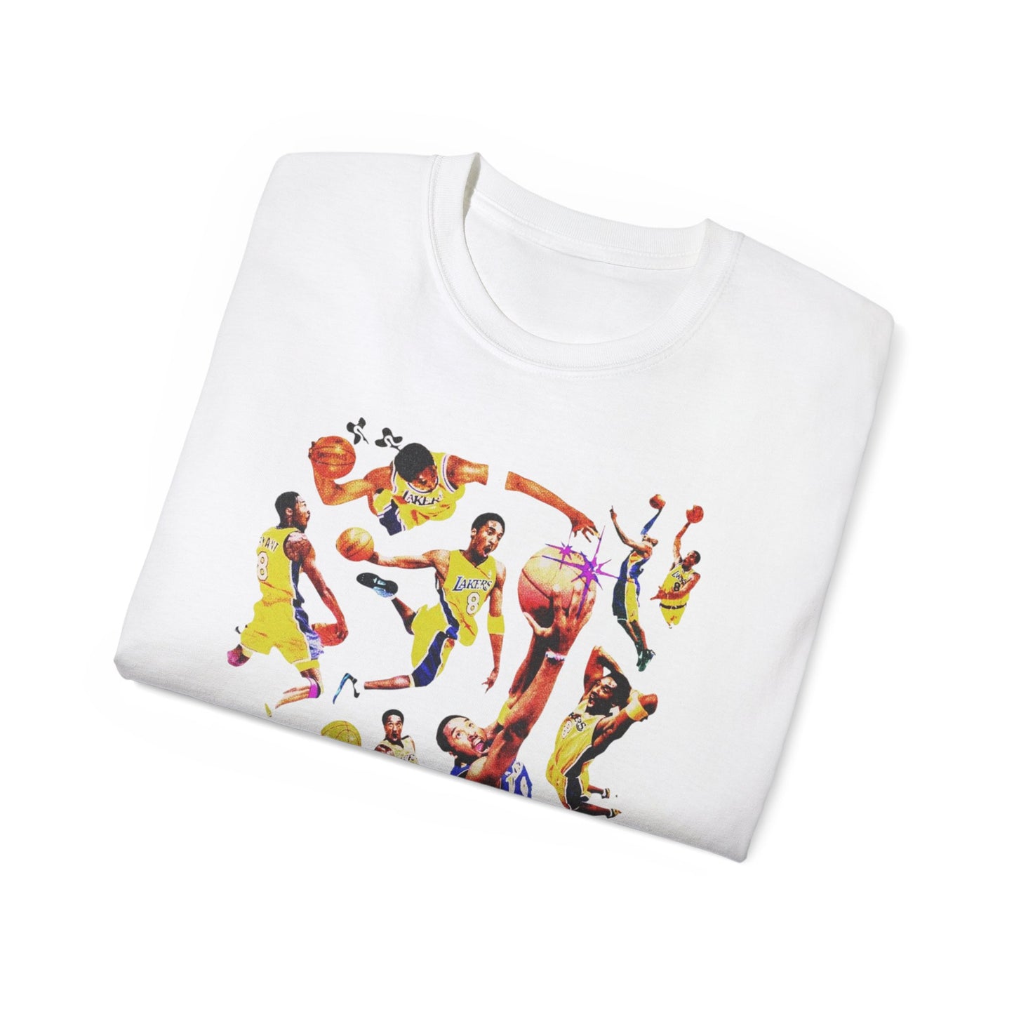 Basketball Collage Tee — "Obsession Beats Talent" Players Graphic T-Shirt