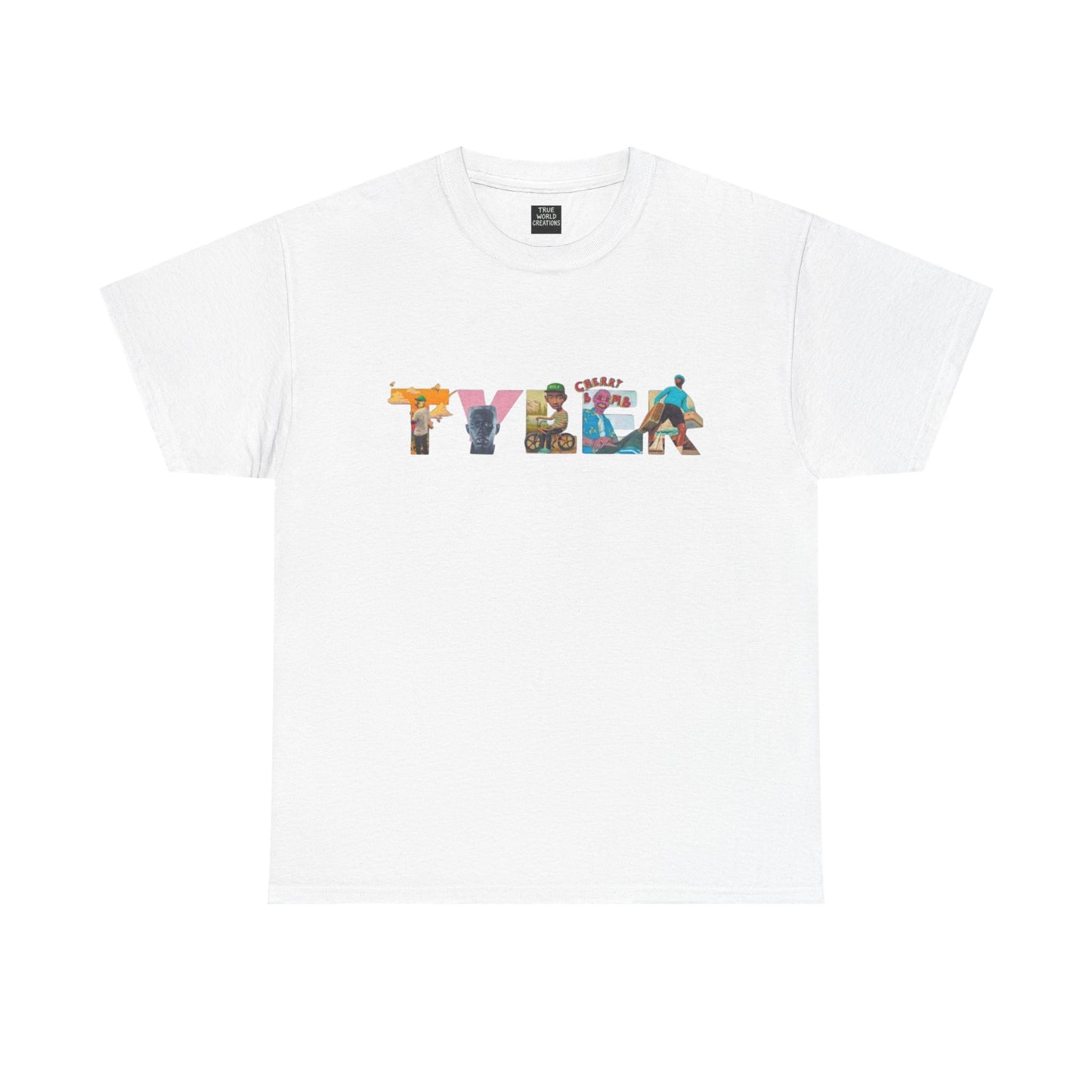Graphic Tee - Tyler Name Plate - Unisex Heavy Cotton Tee for Tyler Fans and Similar Artists