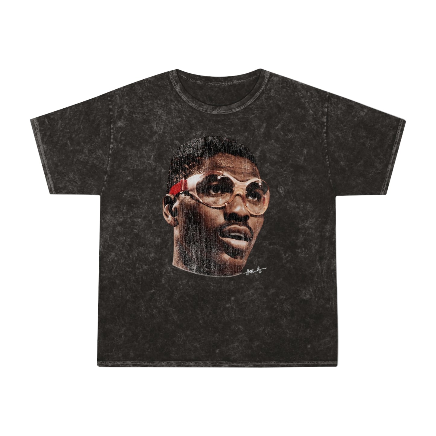 Retro Hakeem Sports Portrait T‑Shirt — Vintage Basketball Player Graphic