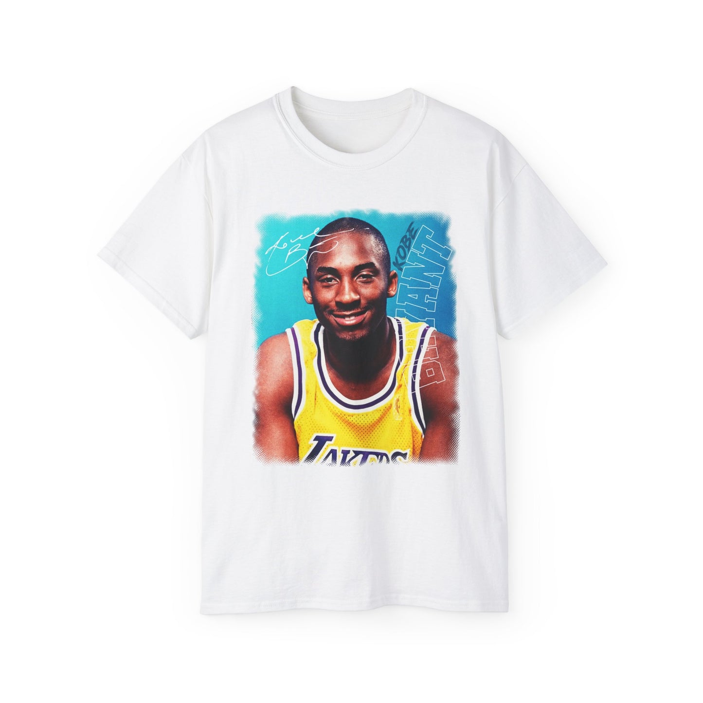 Kobe Vintage Lakers Basketball Player Portrait Tee