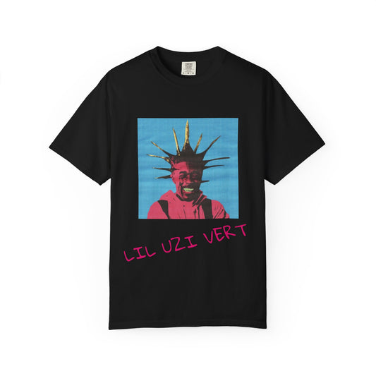 Lil Uzi Vert Unisex Garment-Dyed T-shirt, Cool Graphic Tee, Unique Streetwear