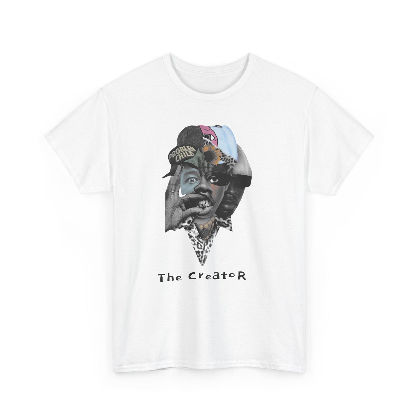 Unisex Heavy Graphic Cotton Tee - Iconic “The Creator”- Graphic Art Tee