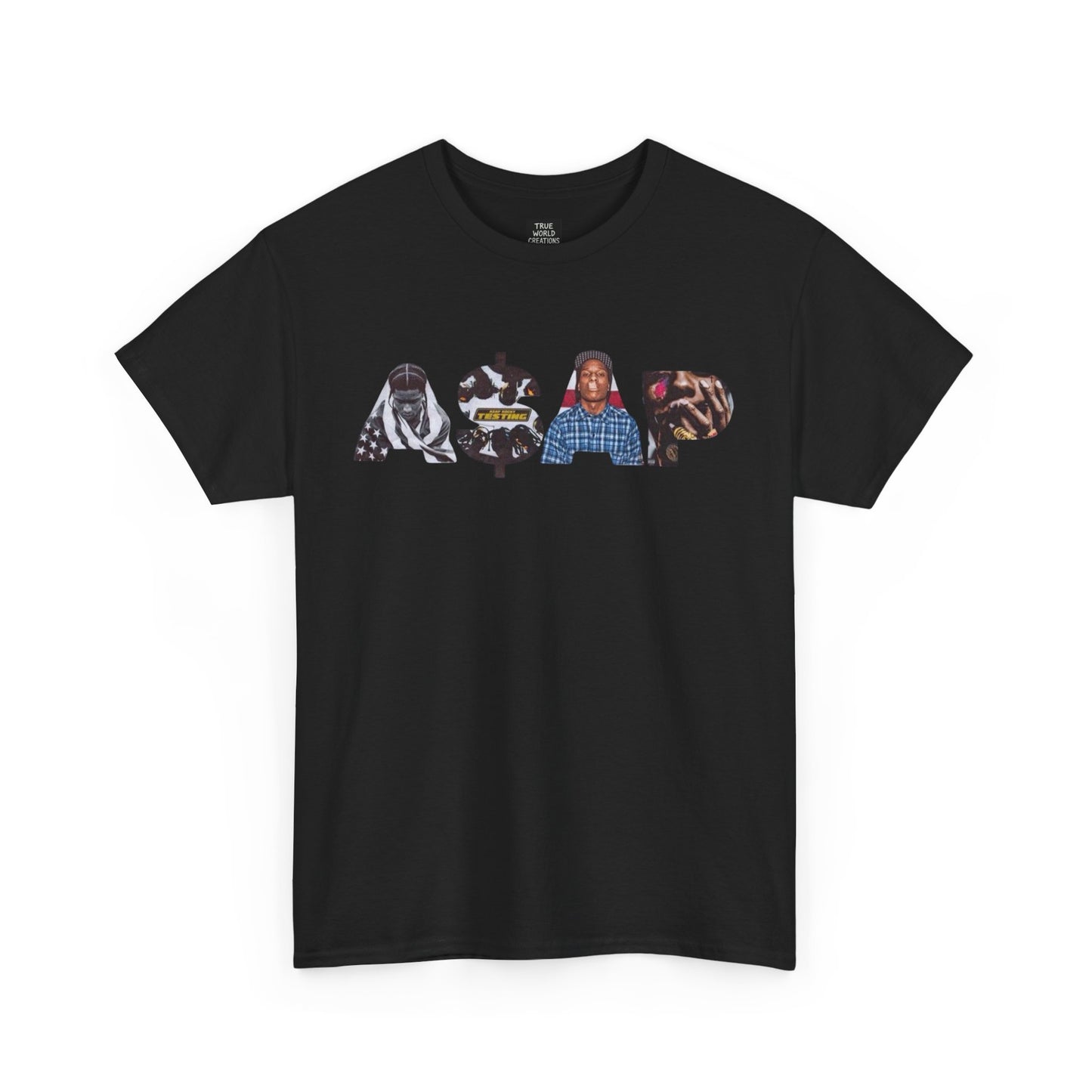 A$AP Unisex Heavy Graphic Cotton Tee - Streetwear Vibe for Casual Style