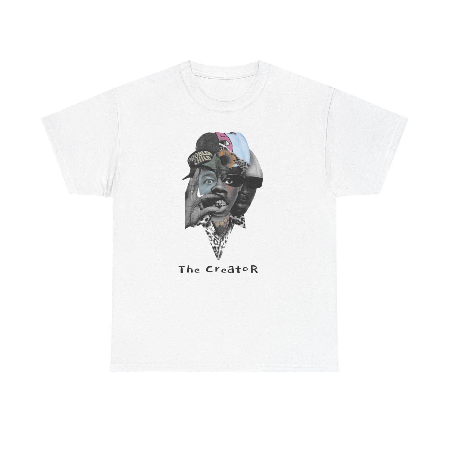 Unisex Heavy Graphic Cotton Tee - Iconic “The Creator”- Graphic Art Tee