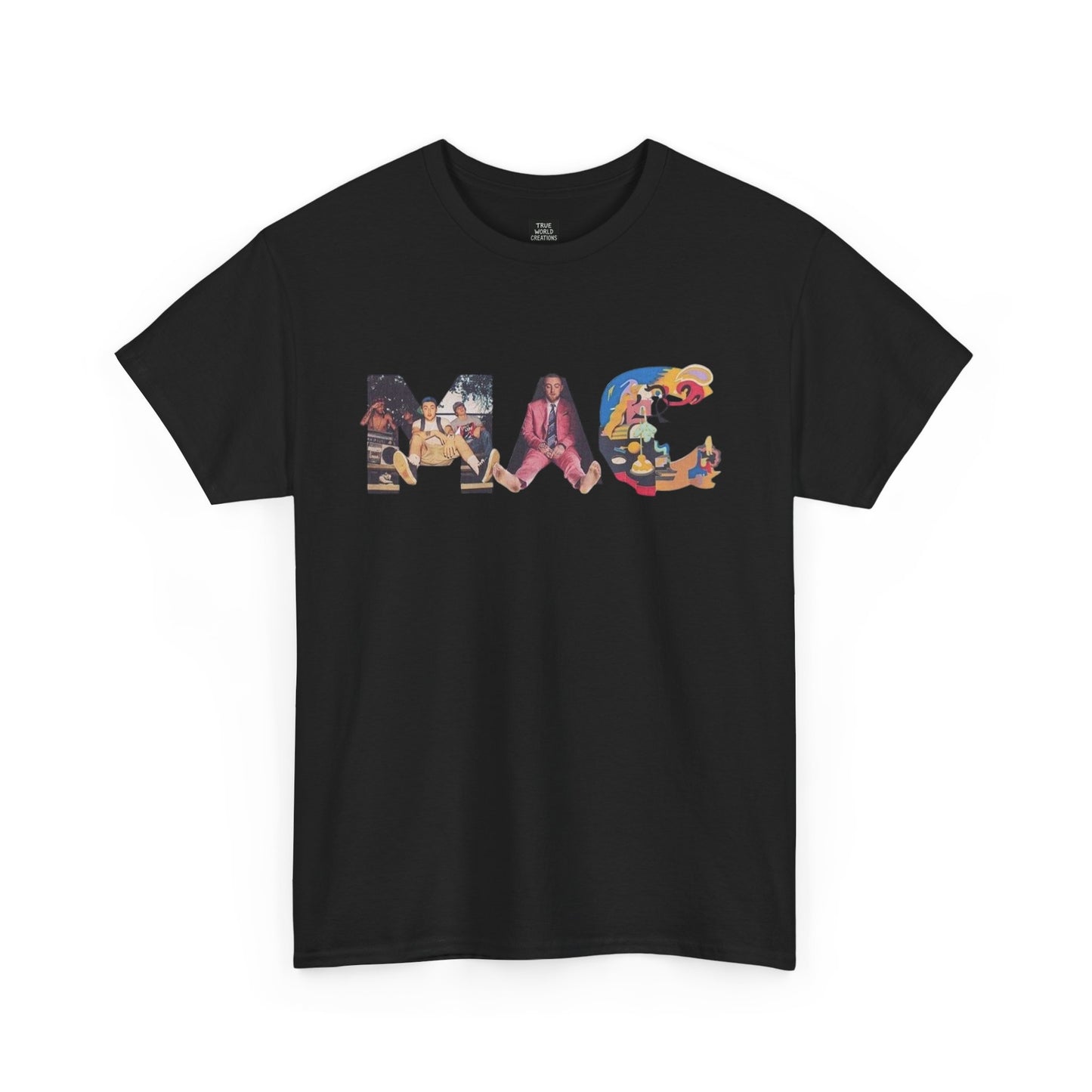 Mac Miller Unisex Heavy Cotton Tee - Fun and Colorful Graphic T-Shirt