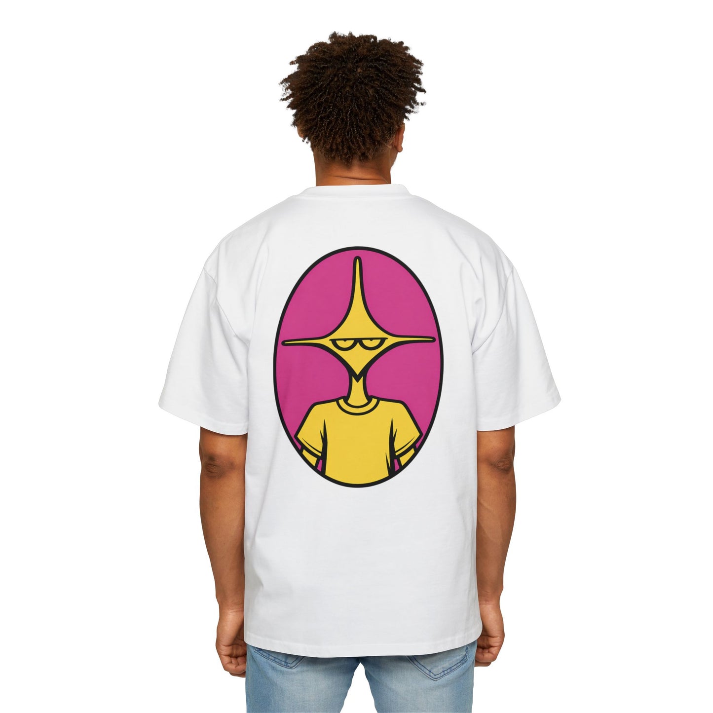 True World Creations Logo & Retro Alien Back Print