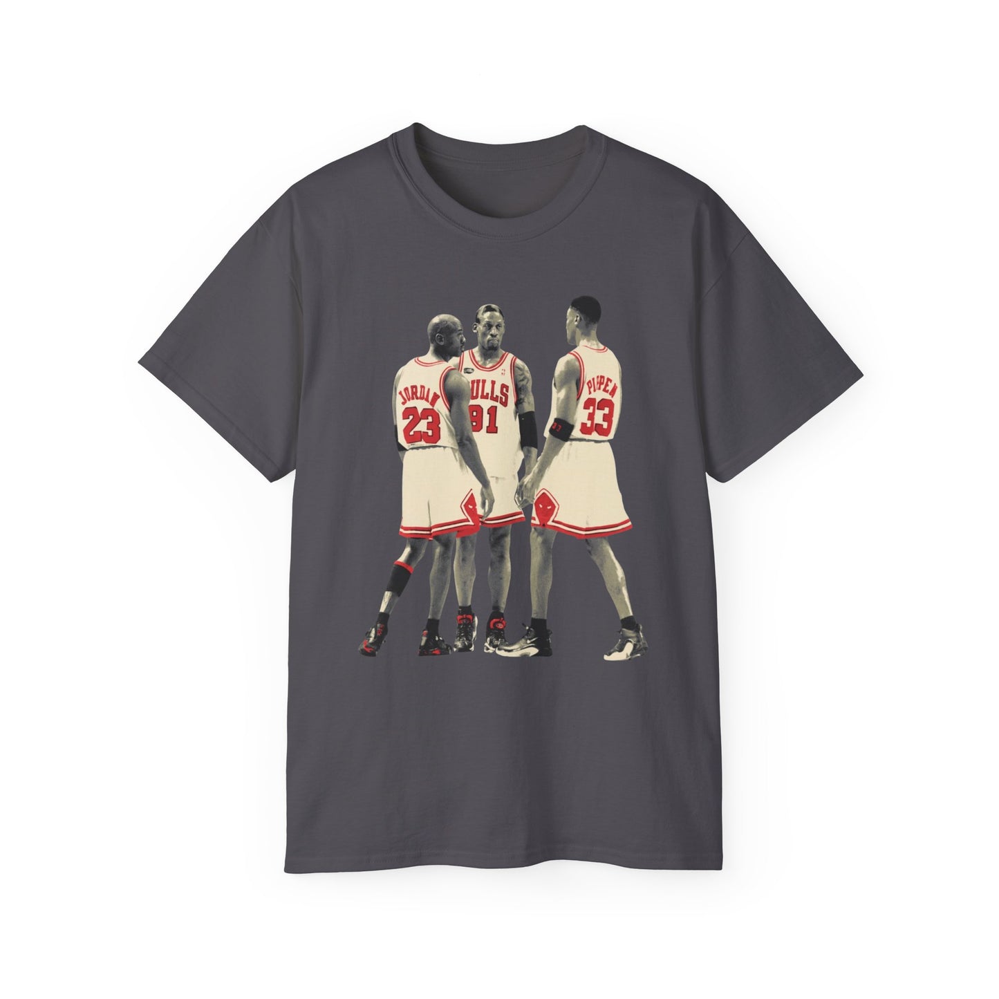 Vintage Basketball Legends trio Tee - Retro Chicago Players Graphic