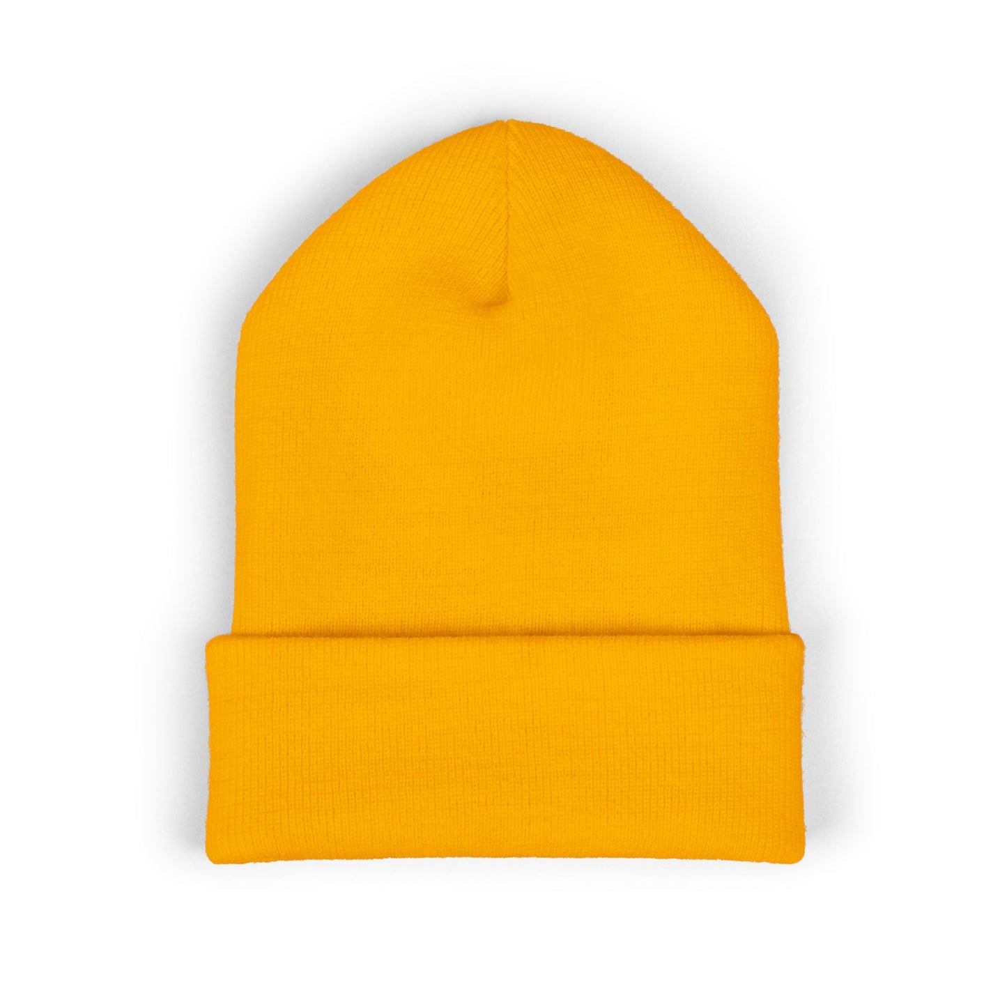 TWC Embroidered Initials Cuffed Beanie — True World Creations Classic Monogram Knit Hat