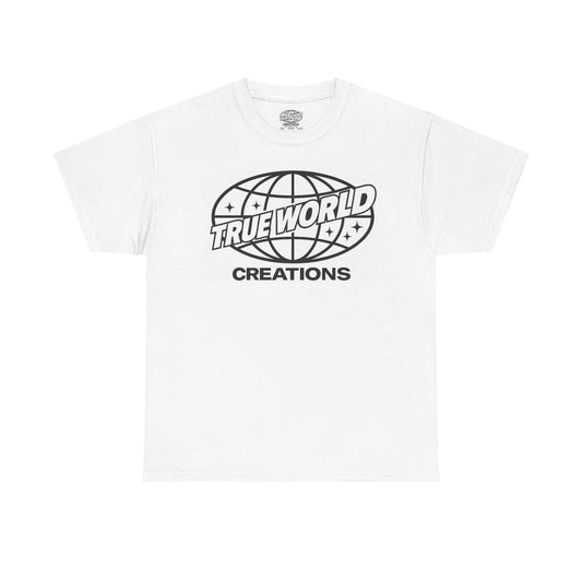 Authentic Unisex Heavy Cotton Tee - 'True World Creations' Graphic T-Shirt