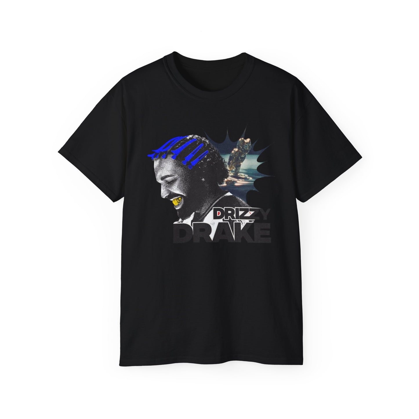 Graphic Music Artist Tee — "Drizzy Drake" Vintage Hip-Hop Design