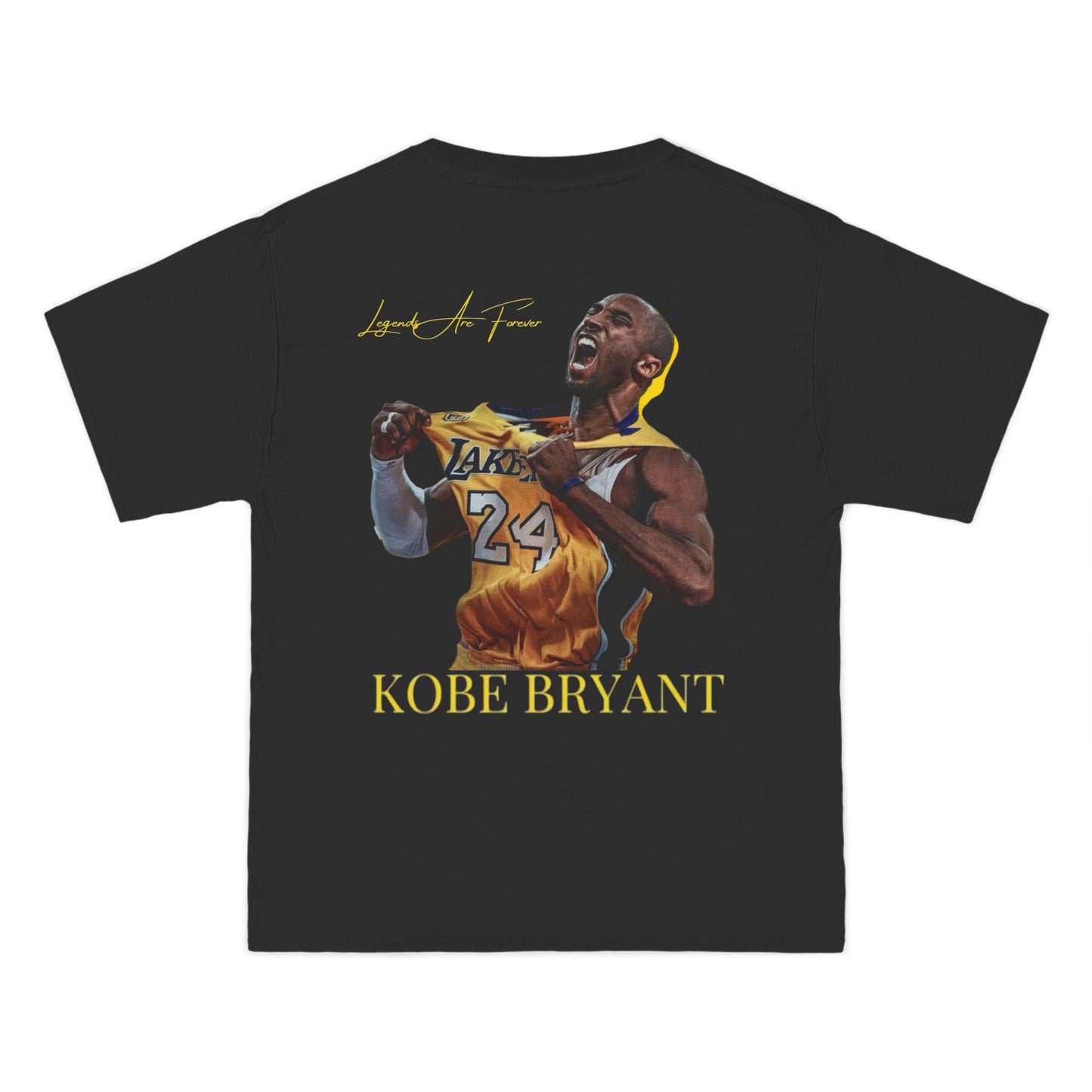Kobe Bryant Tribute T-Shirt — 'Mamba' Back Graphic Basketball Tee