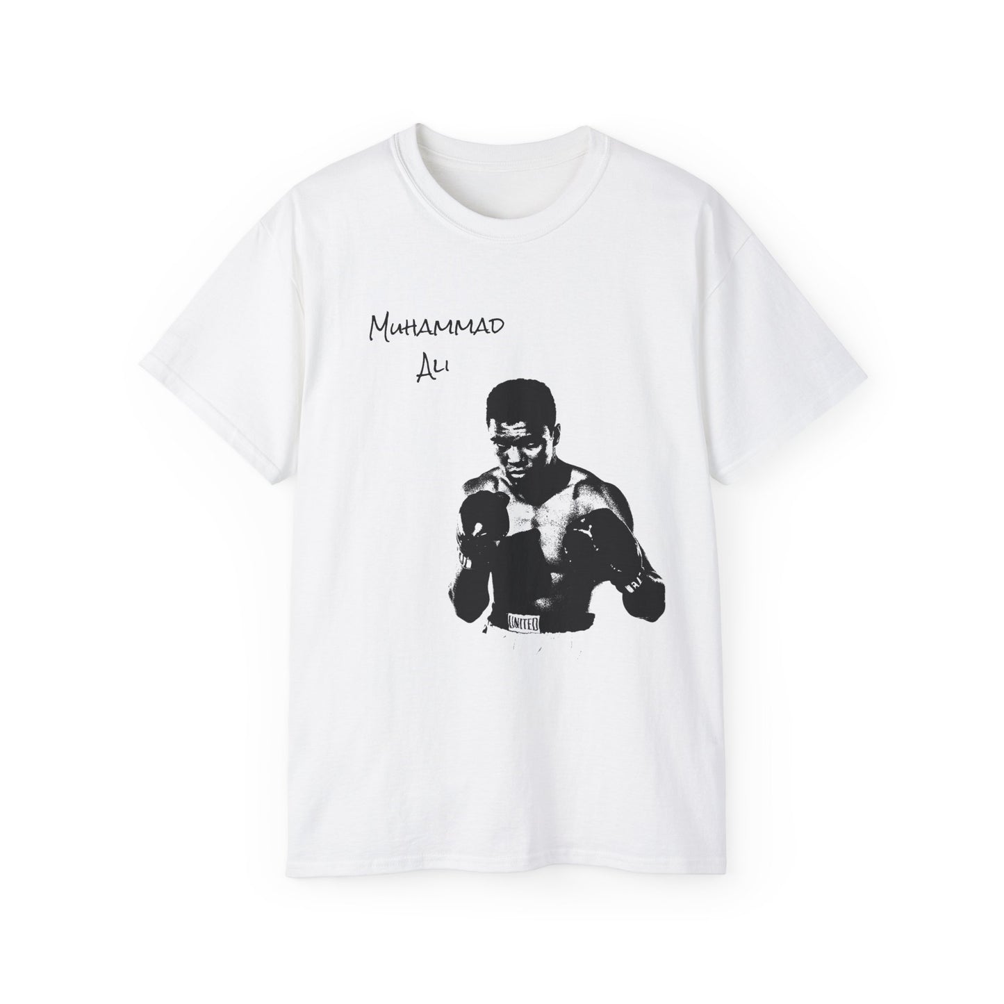 Muhammad Ali Tribute Unisex Cotton Tee - Vintage Boxing Graphic Shirt