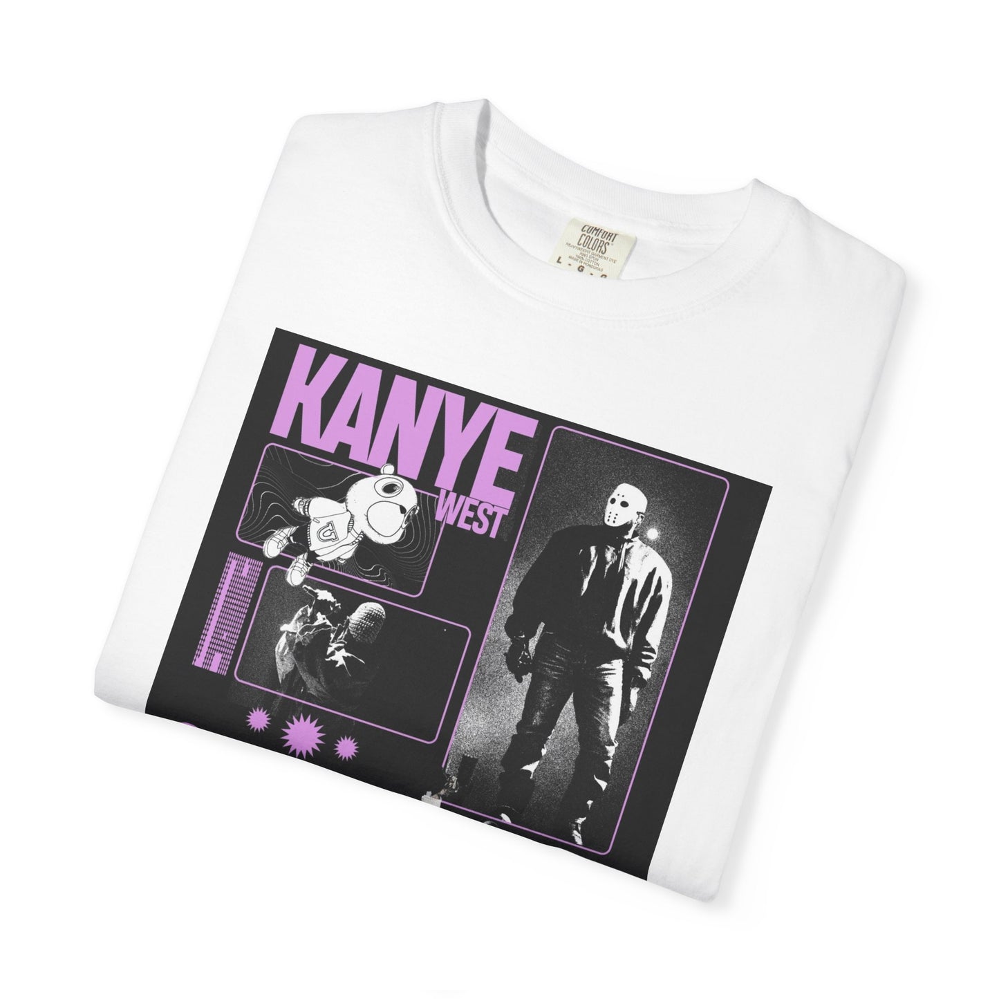 Unisex Garment-Dyed T-shirt- Kanye Graphic Tee