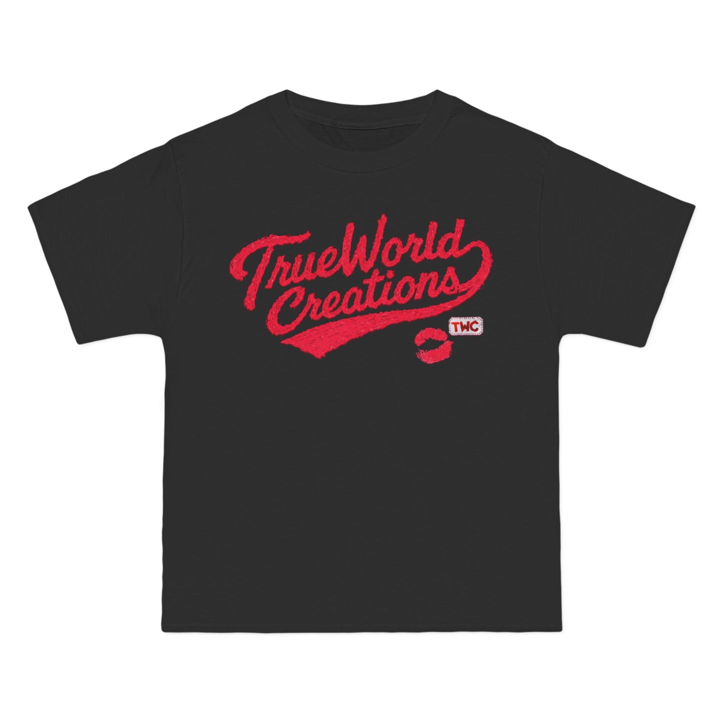 TrueWorld Creations kiss graphic T-Shirt