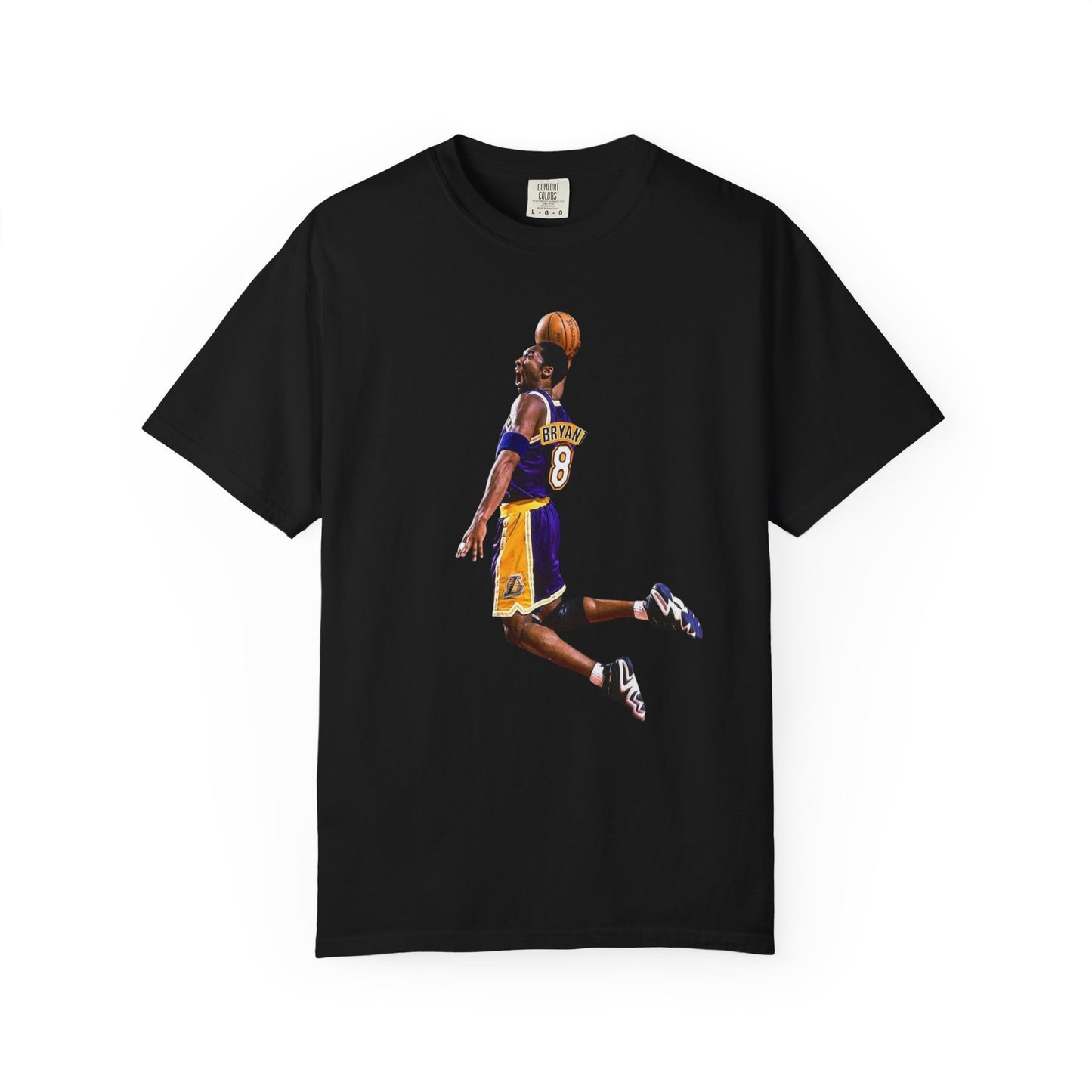Basketball Dunk T-Shirt — Retro #8 Los Angeles Hoops Tee