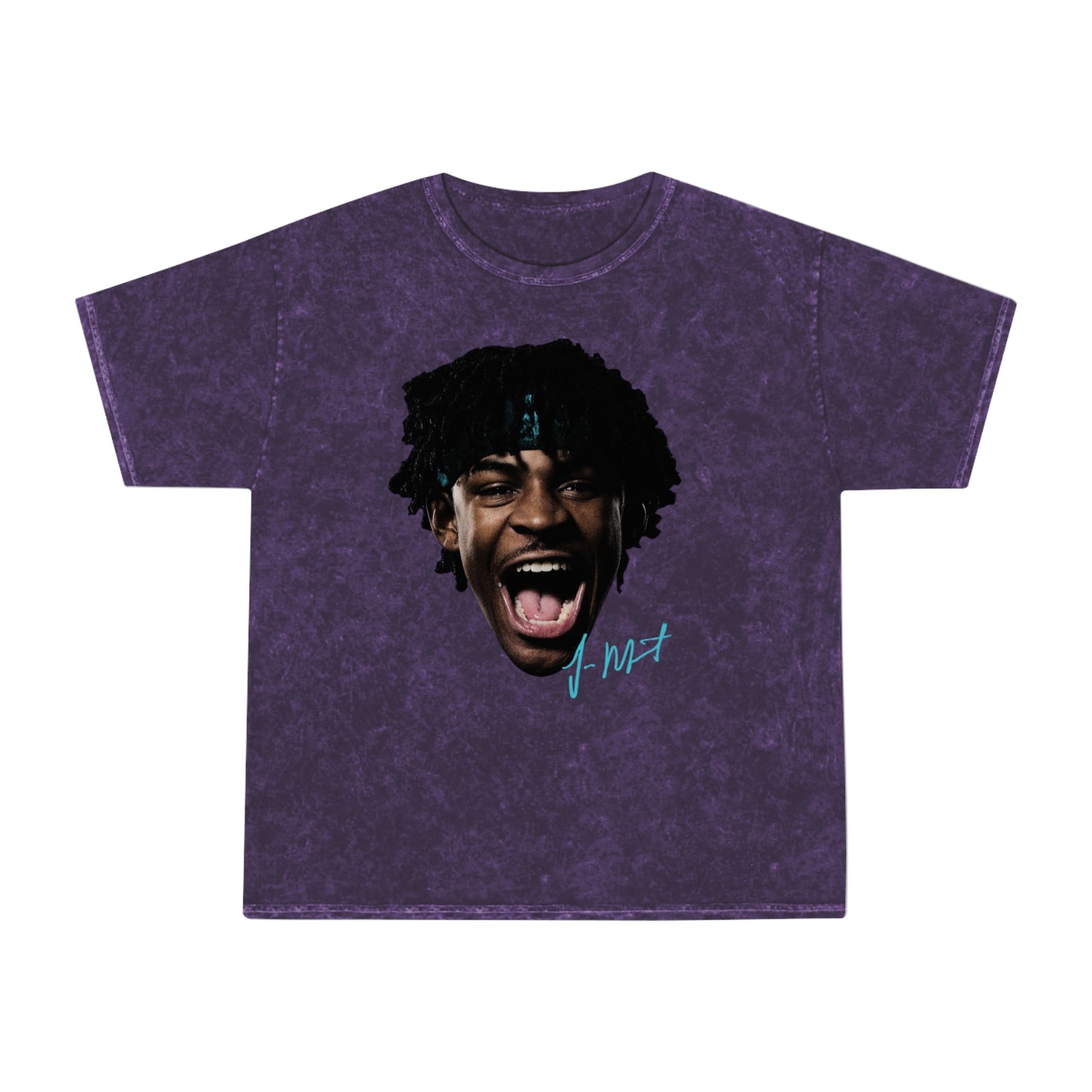 Mineral Wash Tee — ja morant  Bold Screaming Face Graphic