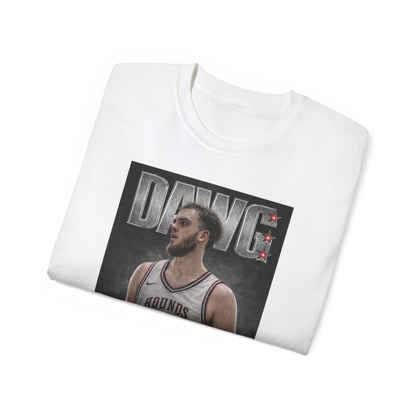 Grandview Greyhounds single Basketball Player Poster Tee — DAWG #32 Neeko Garza