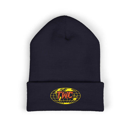 Embroidered 'TWC' Classic Cuffed Beanie — Cozy TrueWorldCreations Winter Hat