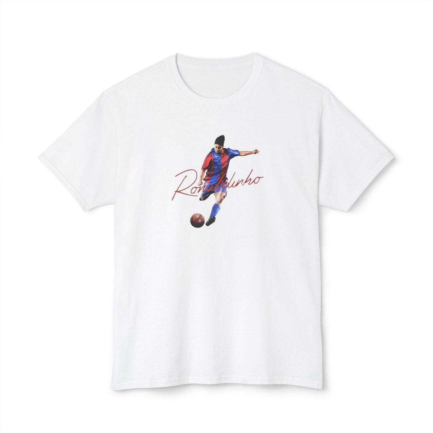 Ronaldinho Graphic Unisex HD Cotton™ T-Shirt - Perfect for Football Fans