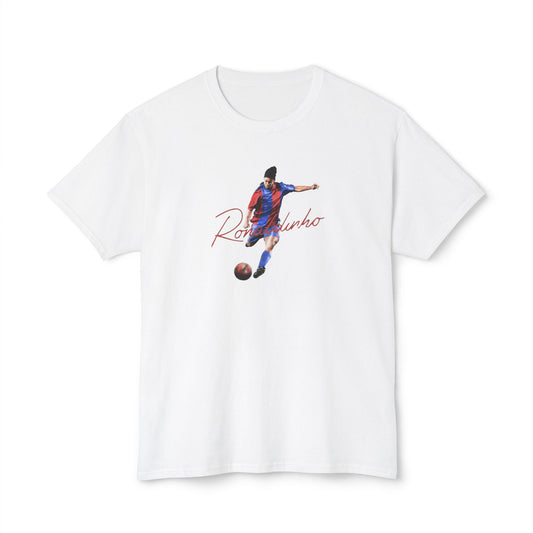 Ronaldinho Graphic Unisex HD Cotton™ T-Shirt - Perfect for Football Fans