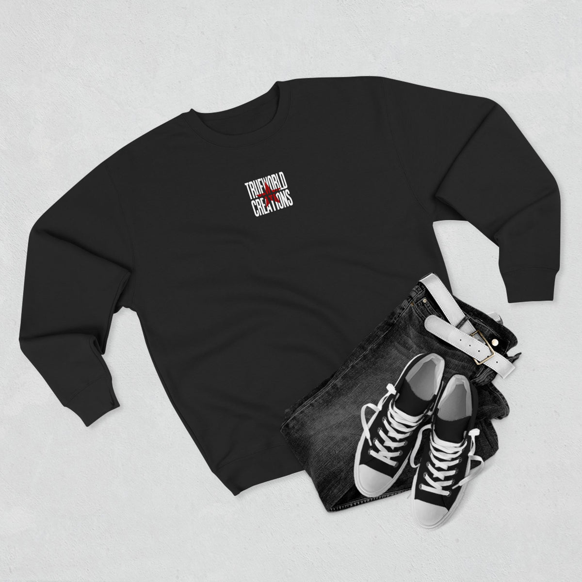 TrueWorld Creations Sweatshirt — Graphic Logo Crewneck