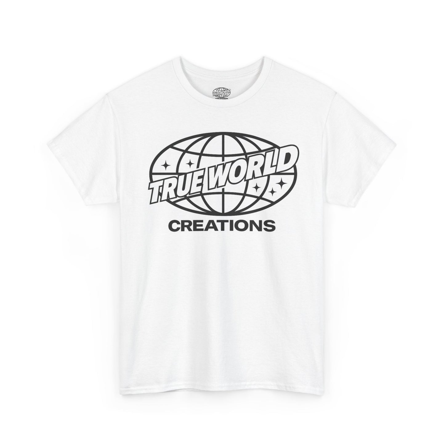 Authentic Unisex Heavy Cotton Tee - 'True World Creations' Graphic T-Shirt