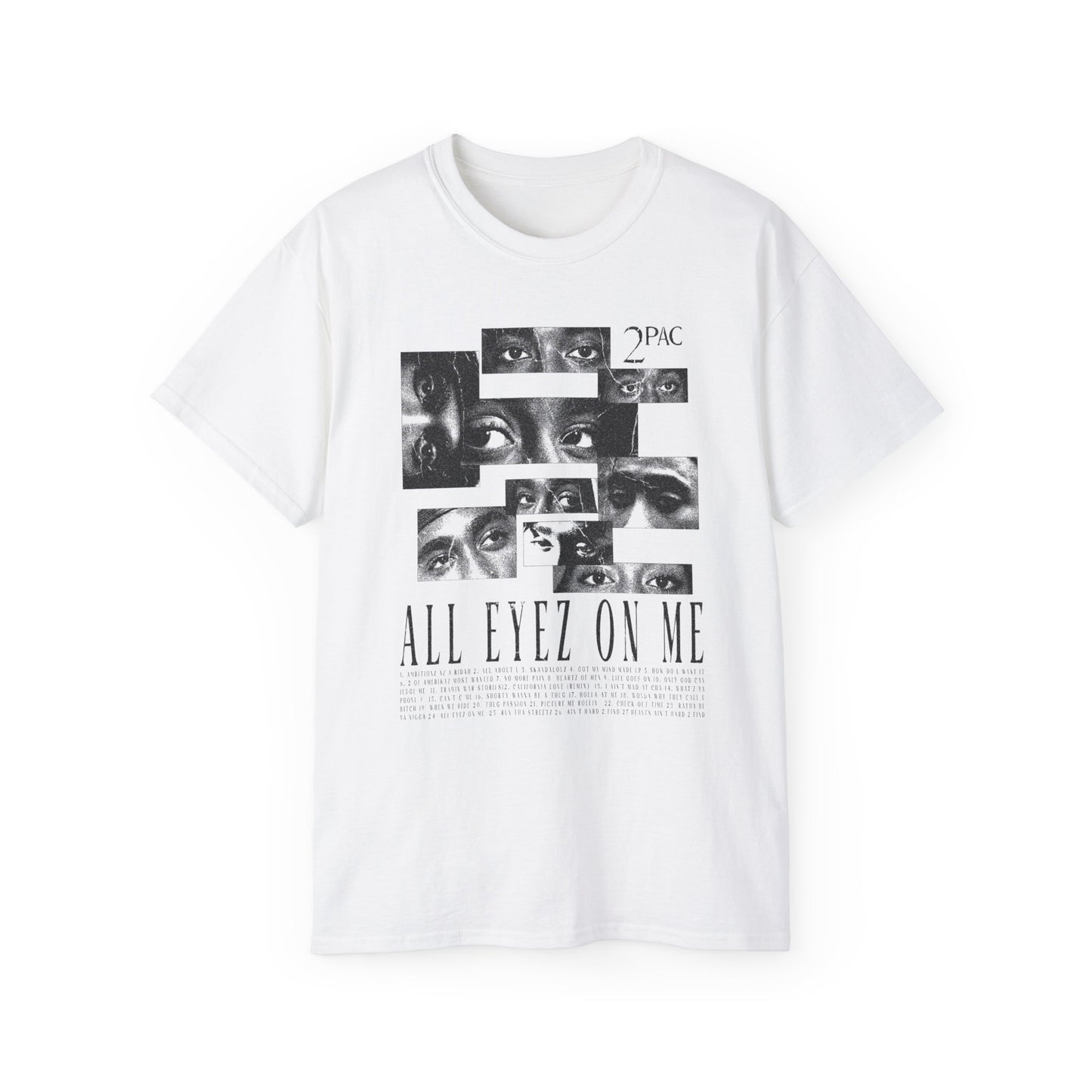 All eyes on me graphic T-shirt