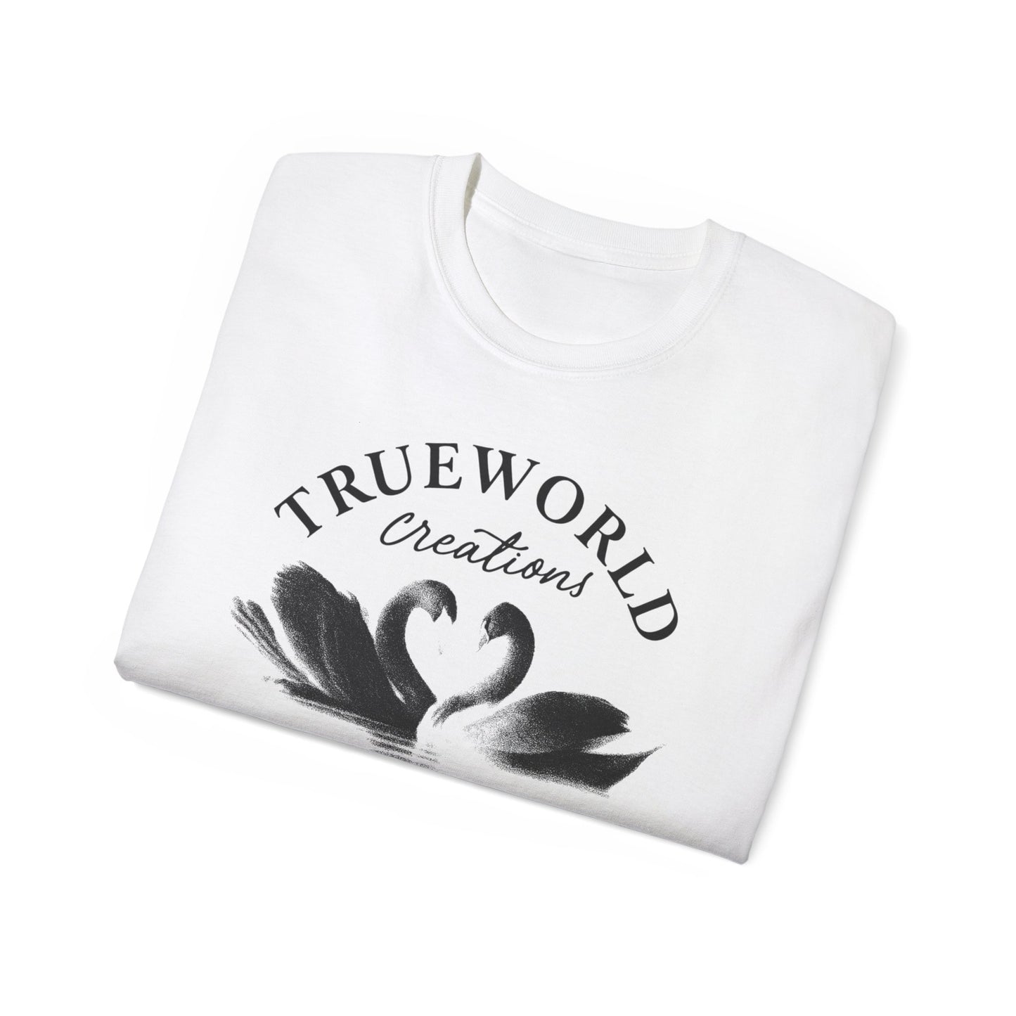 TWC Heartfelt Swans Graphic T-shirt