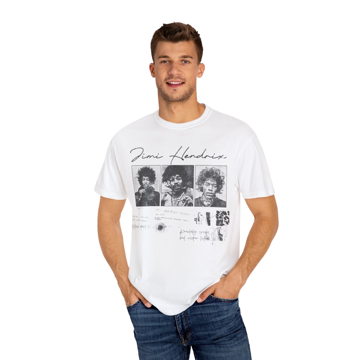 Vintage Jimi Hendrix Unisex Graphic T-Shirt