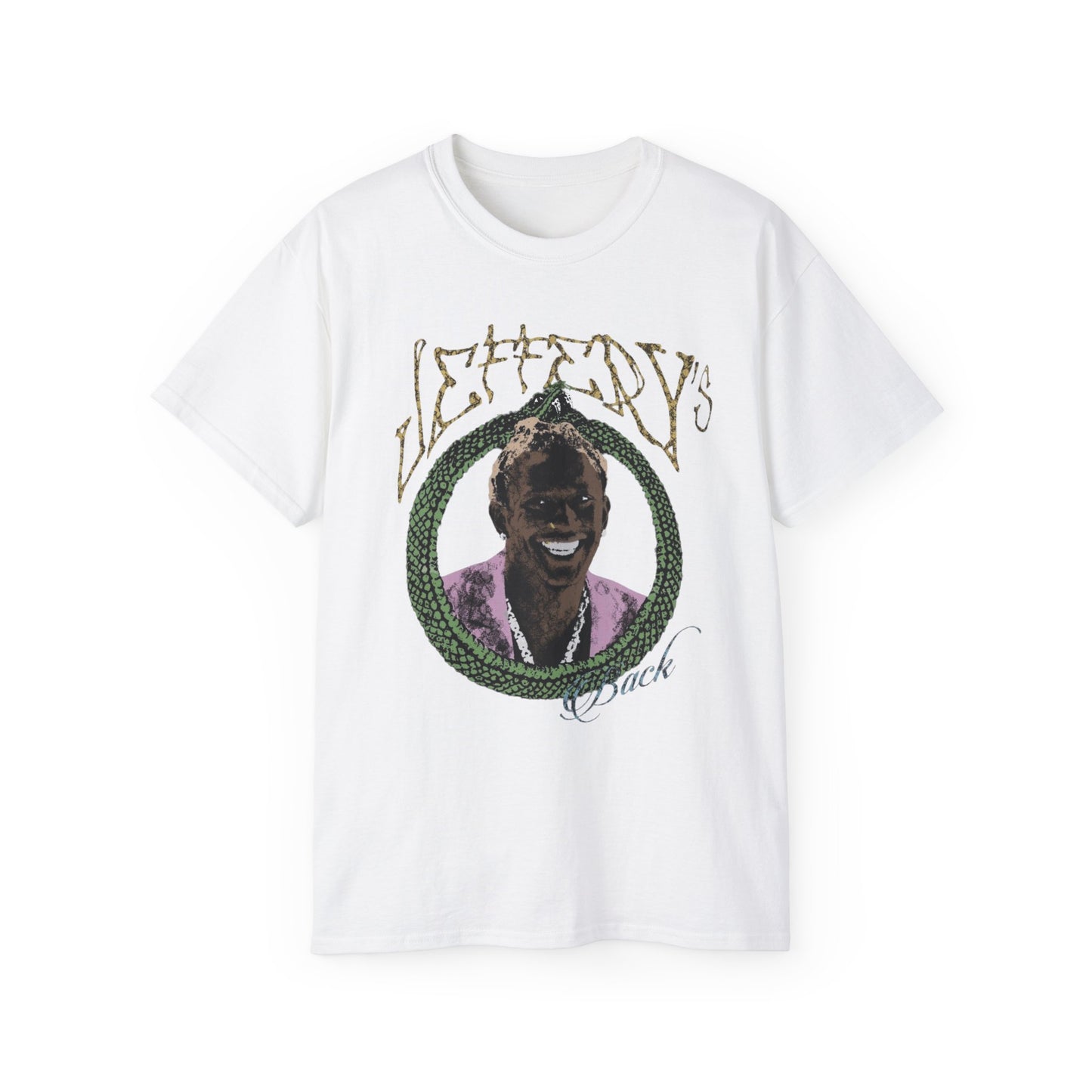 Jeffery’s back graphic T-shirt