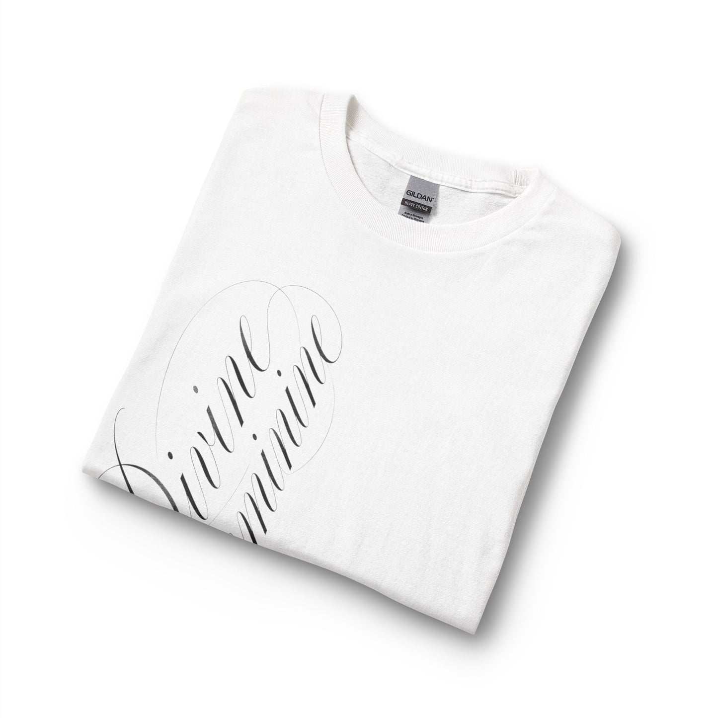 "Divine Feminine" Chest Design graphic T-shirt
