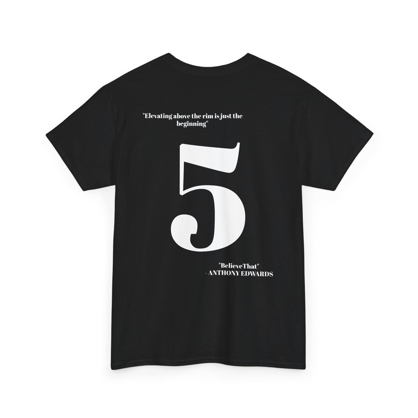 Vintage Anthony Edwards Basketball  Heavy Graphic Cotton Tee - Retro Athletic Style