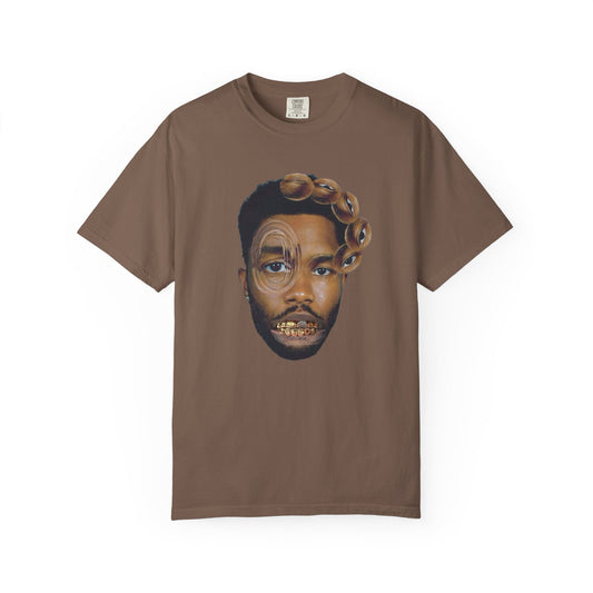 Artistic Unisex Garment-Dyed T-Shirt with Unique Design