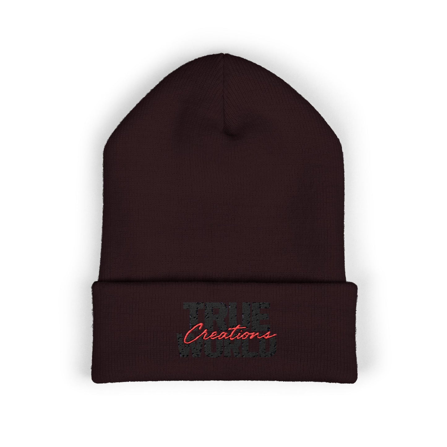 Embroidered Classic Cuffed Beanie - True World Creations