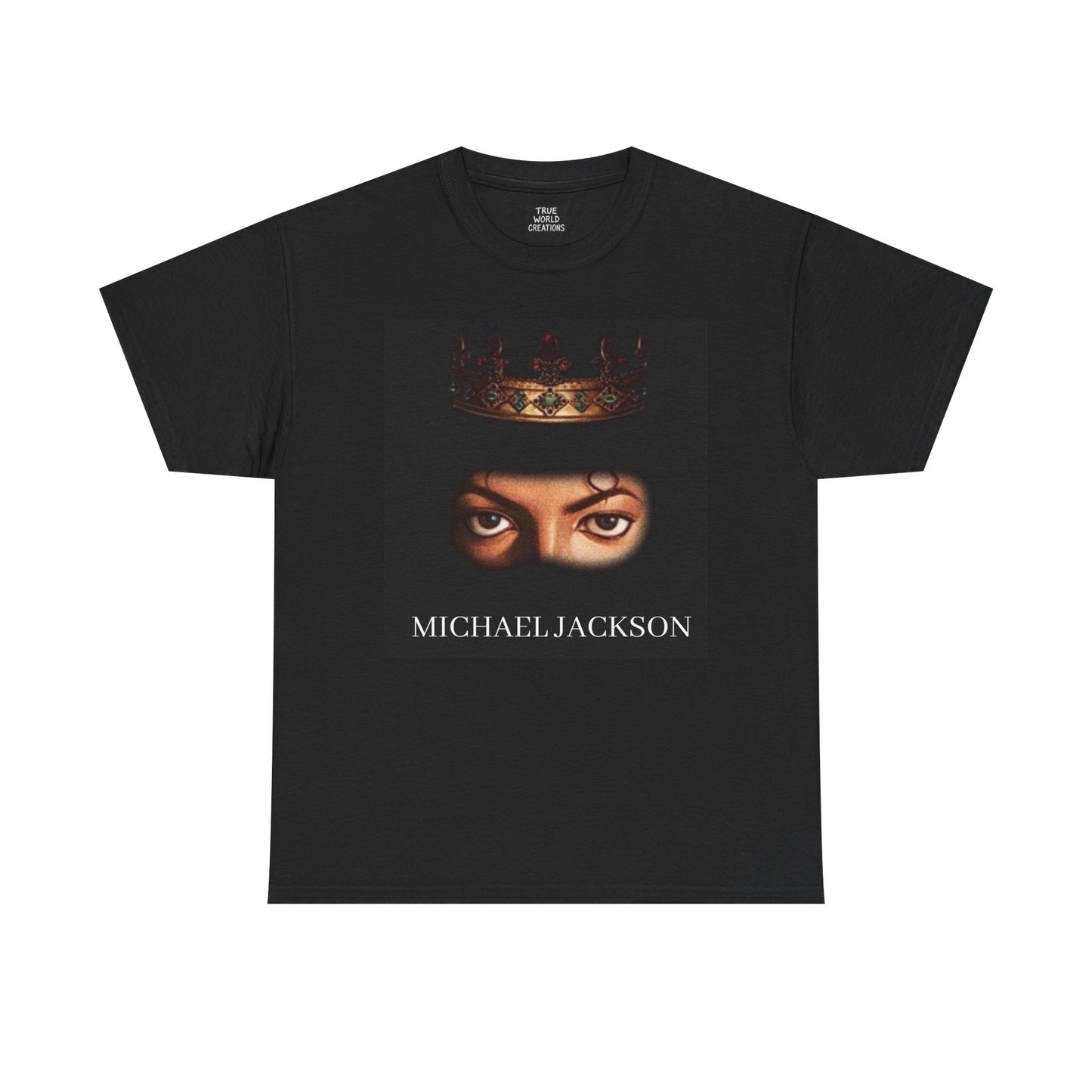 Michael Jackson eyes/crown - graphic tee *black