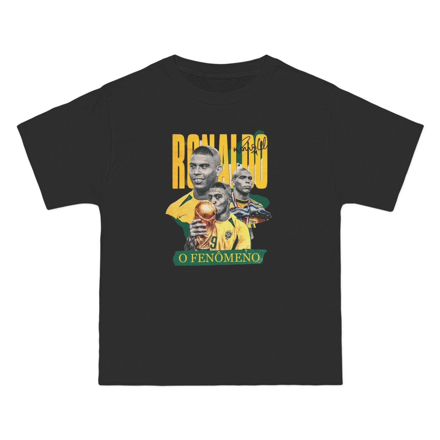 Ronaldo O Fenomeno Tribute T-Shirt | Retro Sportswear for Soccer Fans