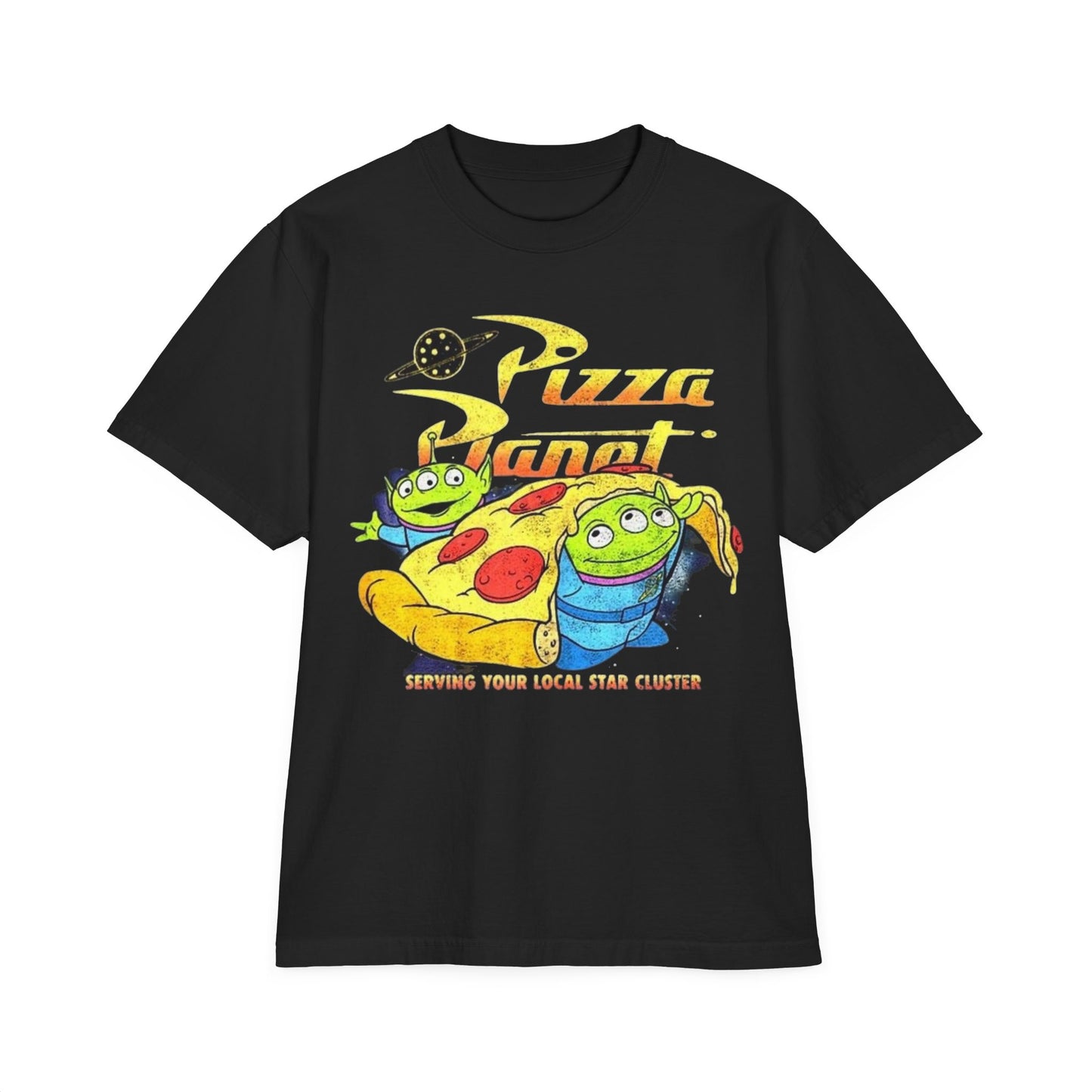 Toy Story Pizza Planet T-Shirt — Retro graphic T-shirt