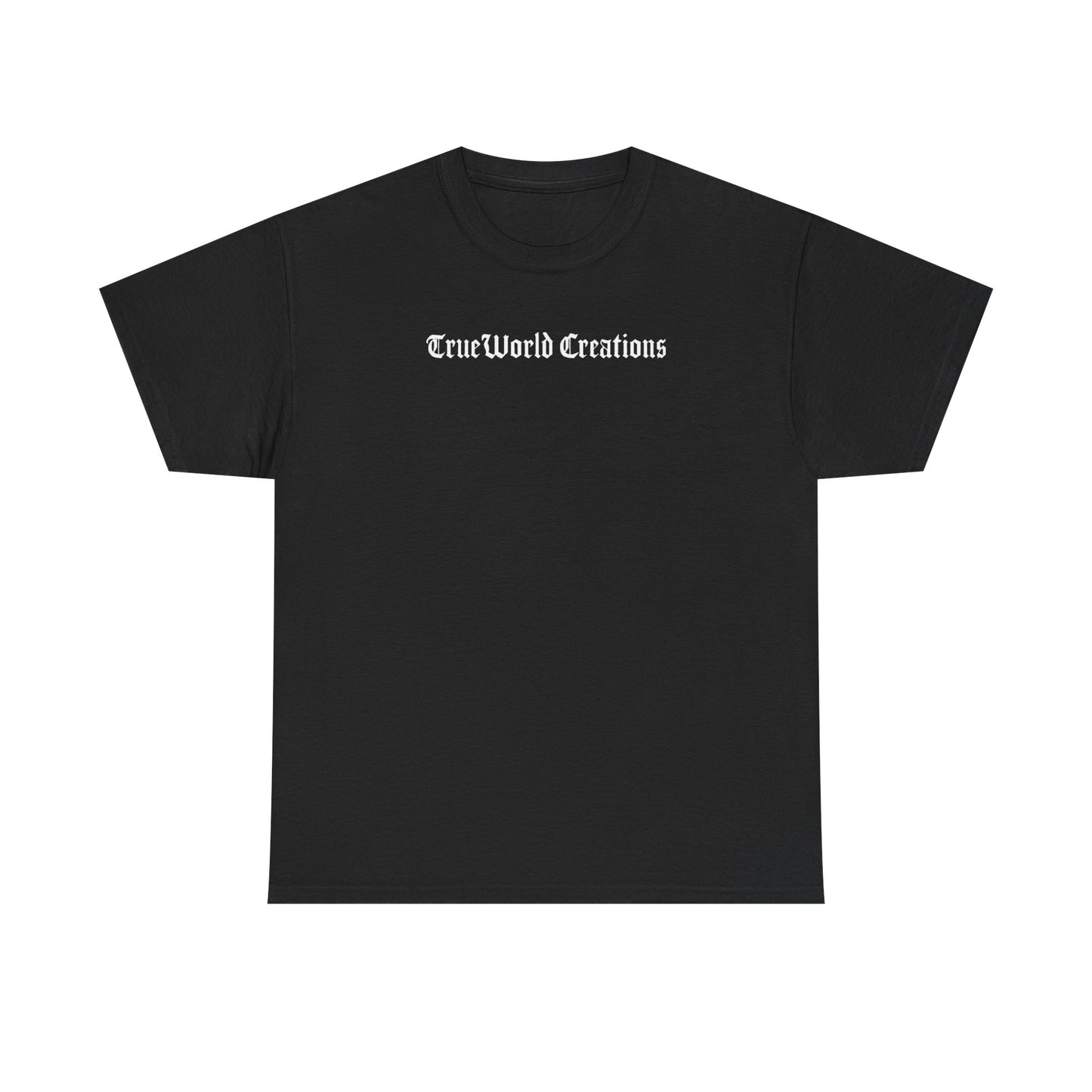 True World Creations Graphic Tee — Retro  Santa Back Print