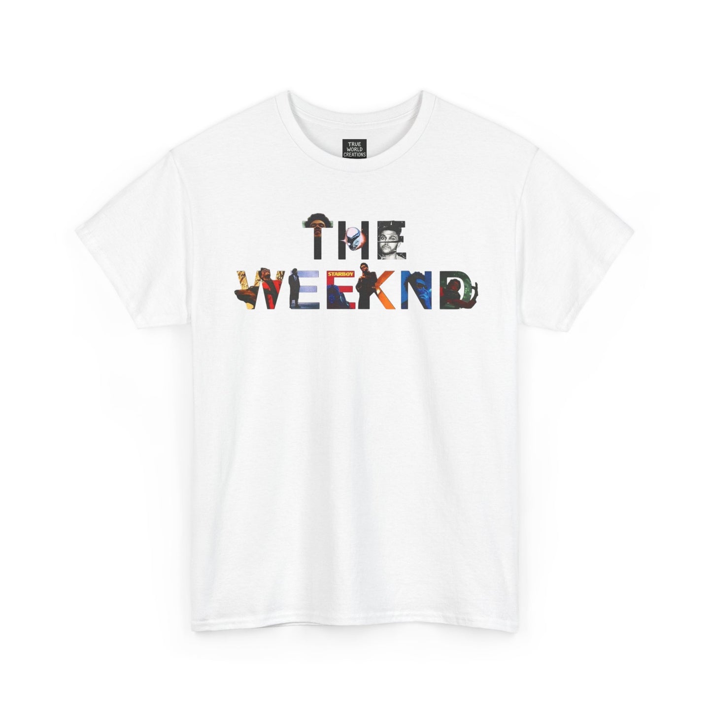 Unisex Heavy Mixed Album Weekend Graphic Cotton Tee