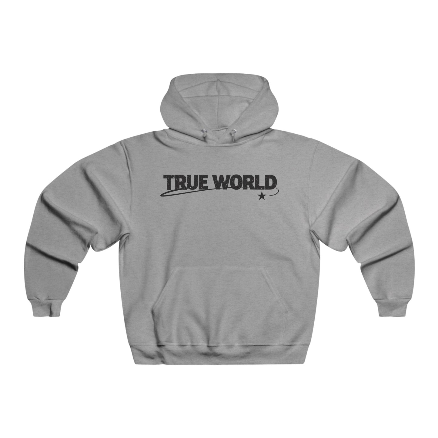 True World Hoodie — Retro TWC Graphic Pullover for Men