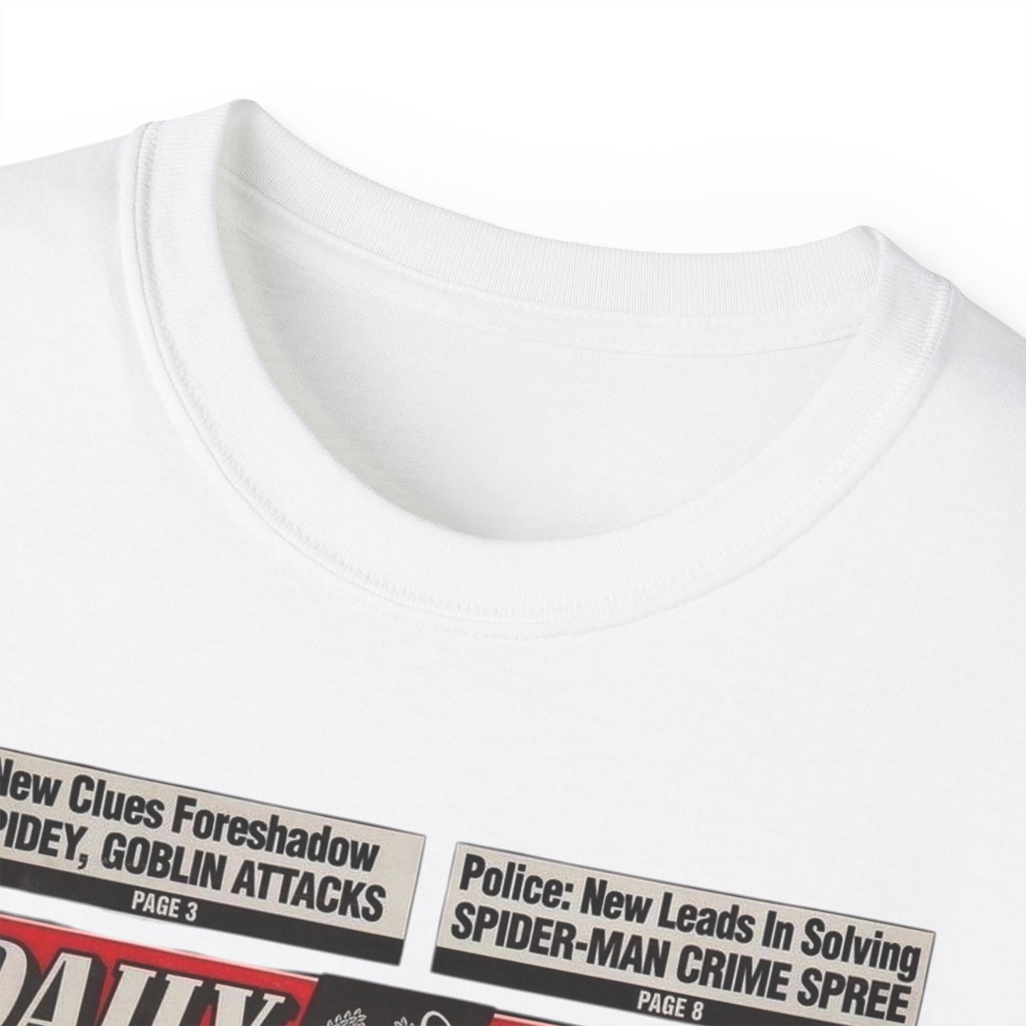 Spider-Man Daily bugle graphic Trendy Everyday T-shirt