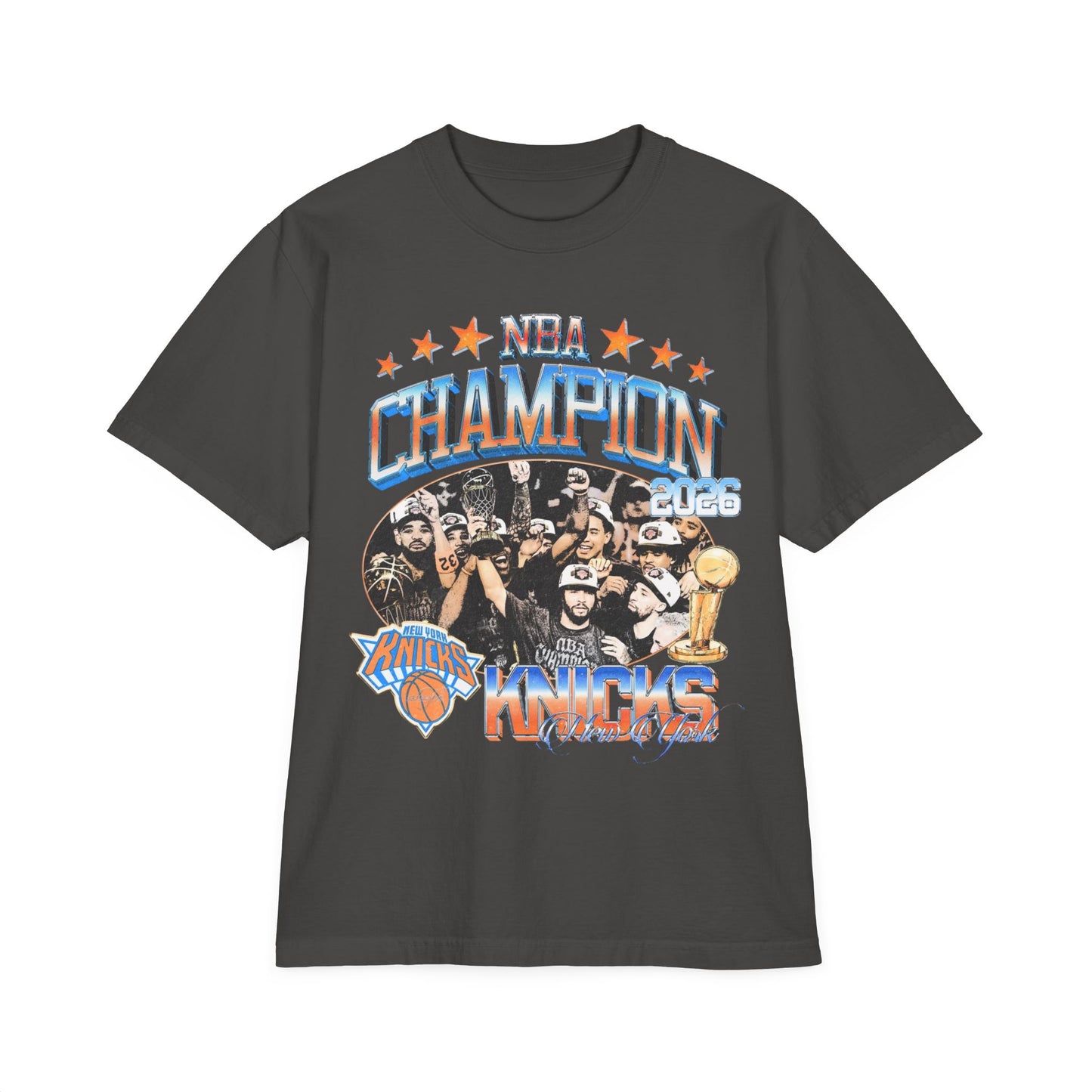 NBA Champions 2026 Graphic T-Shirt — Knicks