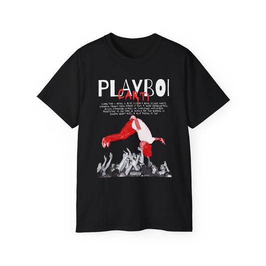 Carti Crowd-Surf Graphic Tee — Rap Concert Band Shirt