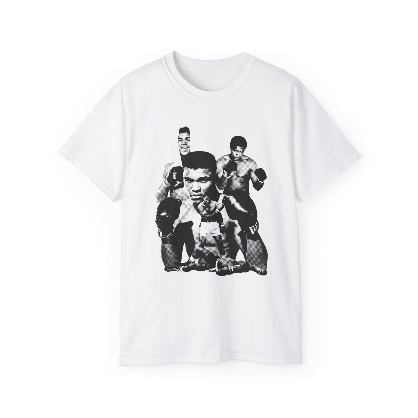 Muhammad Ali Collage Tee — Vintage Boxing Icon Graphic T-Shirt