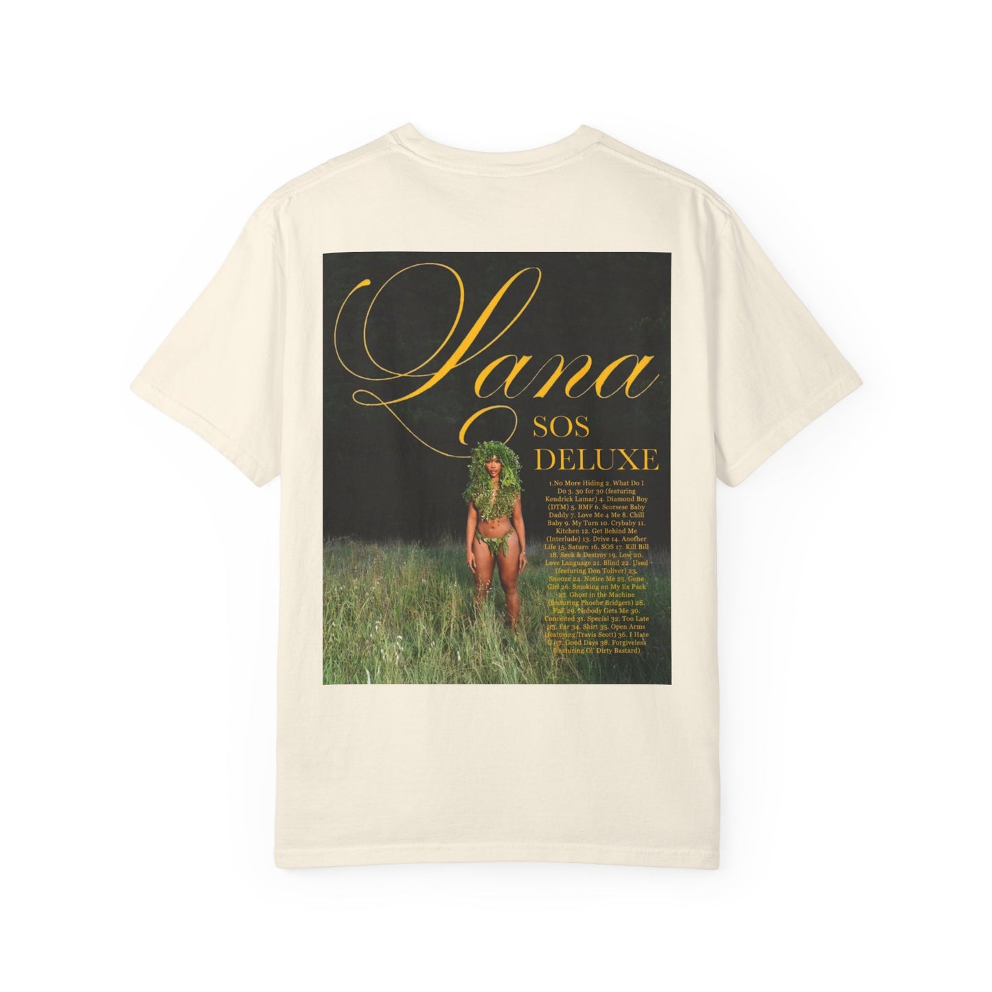 Lana SOS Deluxe Unisex Garment-Dyed T-Shirt | Nature-Inspired Design