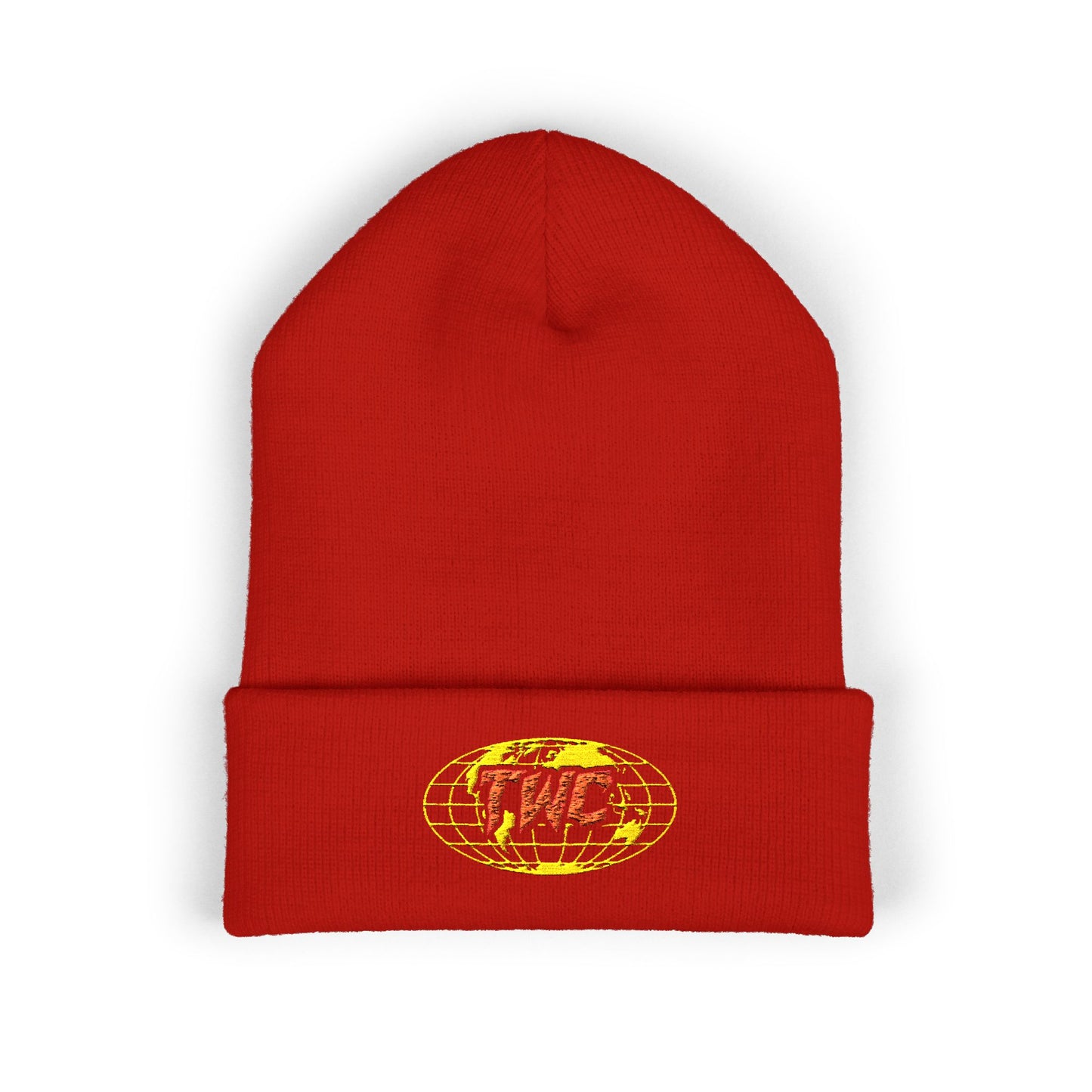 Embroidered 'TWC' Classic Cuffed Beanie — Cozy TrueWorldCreations Winter Hat
