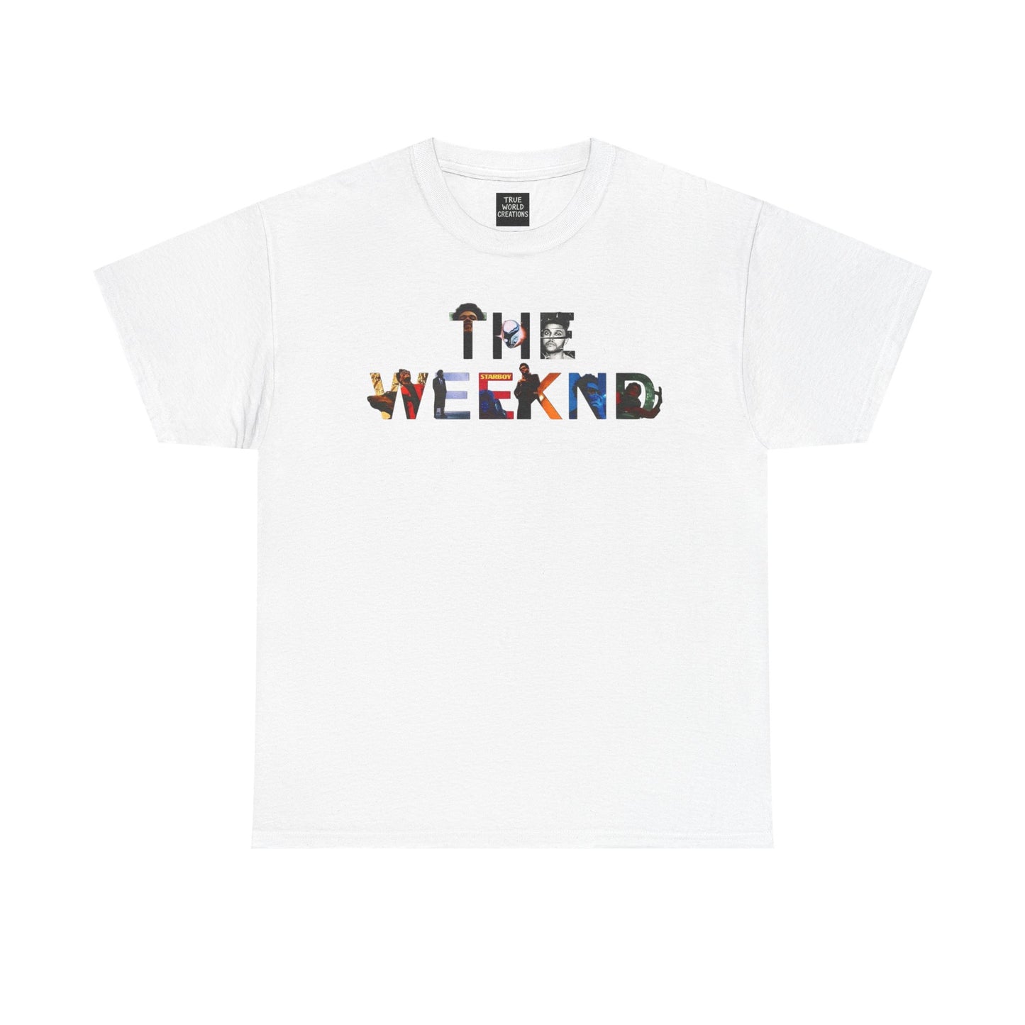 Unisex Heavy Mixed Album Weekend Graphic Cotton Tee