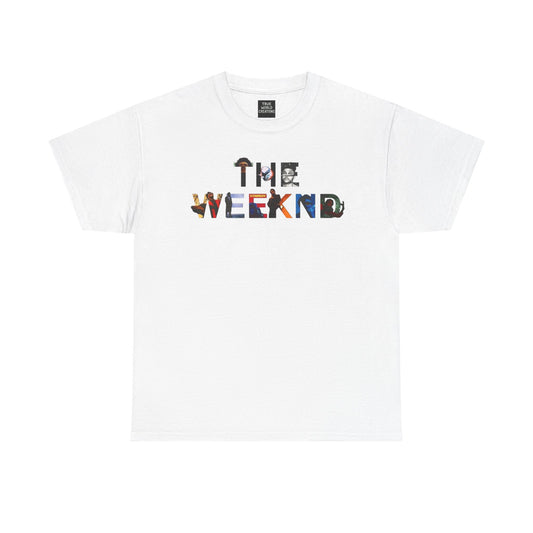 Unisex Heavy Mixed Album Weekend Graphic Cotton Tee